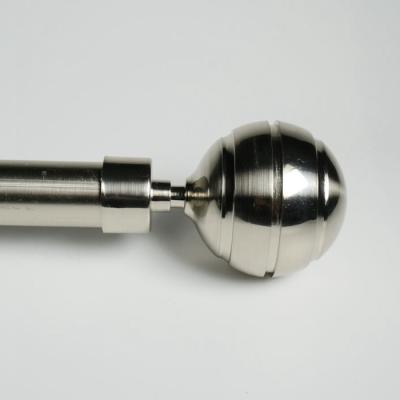 China 22mm 25mm 28mm Aluminiumlegierungs-Gardinenstange-Ball-Enden zu verkaufen