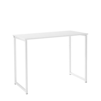 China Simplicity Factory Studio Custom High Quality Executive White Desk Stand White Desk for sale