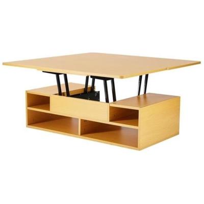 China Good Quality Liftable Multi Purpose Raising Top Coffee Table Stool With Storage for sale