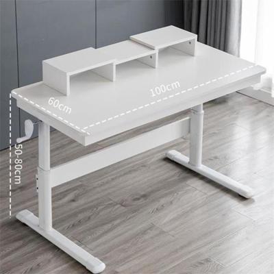 China New Design High Quality Manual Height Adjustable Gaming (Height) Desk For Living Room for sale