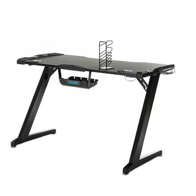 China Contemporary Professional Gaming Club Desk RGB Adjustable Table Led Gaming Desk Lights for sale