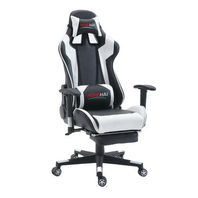 China (Size) Office Gaming Chair Adjustable Luxury Executive Racing Seat Recliner High Back Headrest Footrest Lumbar Support Racing Work for sale