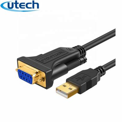 China COMPUTER ftdi usb rs232 to usb db9 crosswire female dummy modem cable for sale