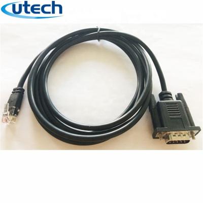 China Utech COMPUTER 3ft custom models 6ft db9 rs232 to rj11 rj12 rj9 rj45 rj10 rj50 adapter cable for sale