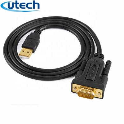 China 2021 COMPUTER Product 3ft Gold Plated USB 2.0 to RS232 DB9 Male Serial Converter Cable for Dows 10, 8.1, 8.7, Win View for sale