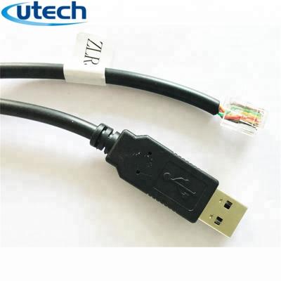 China Original FTDI COMPUTER chipset FT232 USB UART RS232 to RJ12 cable for sale