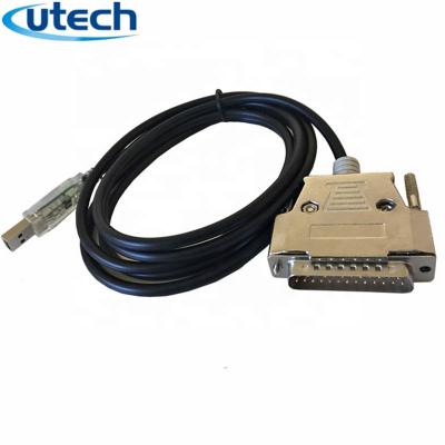 China COMPUTER FTDI Chip 1.5m Usb To RS232 Serial Adapter Cable, 25 Pin DB25 Male Connector, FTDI UC-232R US-232R Compatible for sale