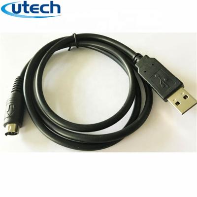 China Original FTDI COMPUTER chipset usb rs223 adapter cable with male DIN 8P cable for sale