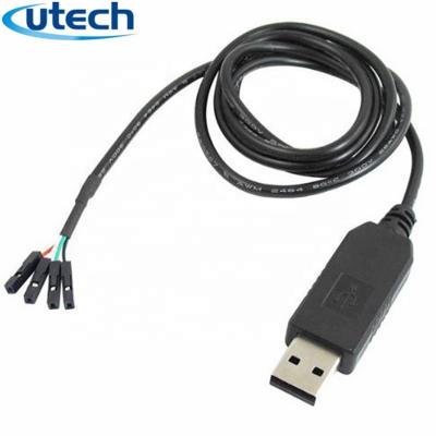 China COMPUTER PL2303 PL2303HX USB to UART TTL Cable Module 4p 4 Pin RS232 Serial Converter Adapter Cable for sale