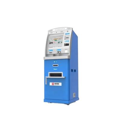 China 19 Inch Cash Bank Accept Kiosk With Institution Payment Kiosk With Instant Card Dispenser for sale