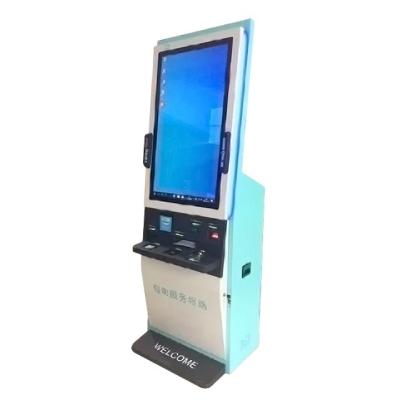 China Hospital 43 Inch Payment Kiosk For Hospital Health Card Dispenser Kiosk A4 Document Printing for sale