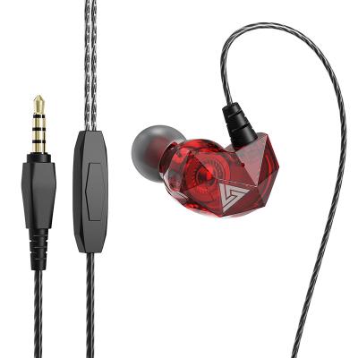 China 3.5mm In-Ear Graphene High Fidelity Headphones Best Selling Good Quality QKZ 3.5mm Stereo Sound Isolating Hi-Fi In Ear AK2 Wired Headphones With MIC Music Earbuds for sale