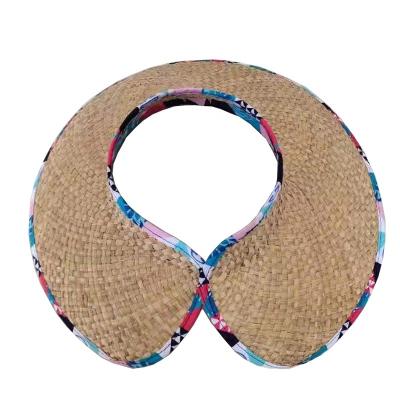 China Creative Empty Top Straw Hat Of New Handmade Woven Bamboo Straw Hat Ethnic Wind Straw Picture for sale