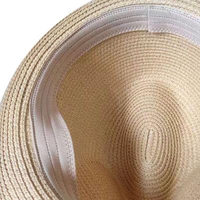 China Image Straw Bowler Hat Korean Version Of The Summer Outings Sun Outdoor Hat Male Folding Vacation Straw Hat Beach for sale