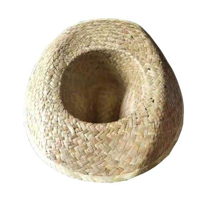 China Image Makers Supply Rolled Brim Straw Models Flap Hat Holiday Stance Raffia Hat Spray Paint Cowboy Hat for sale