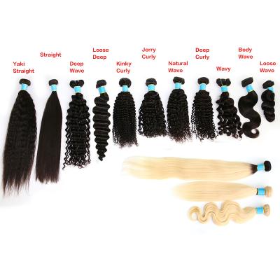 China Cheap Brazilian Remy Human Hair Virgin Hair Bulk Bundles Human Hair Wholesale Unprocessed Virgin Remy Hair 3 Bundles Closure Bag for sale