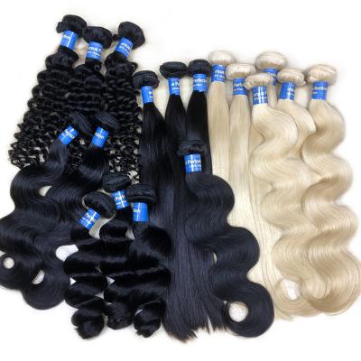 China Unprocessed Virgin Remy Human Hair factory price unprocessed cuticle aligned hair bundles with closure yexin raw indian hair for sale