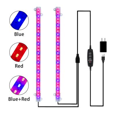 China Seed Starting New Led Grow 60 LED Sync And Dim Strips Plant Growth With Two Different Spectrum Tubes Growing Kits for sale