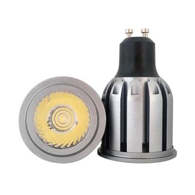 China AC85-265V E27 GU10 12V MR16 7W Modern Small LED Spot Lamp Spotlight with Bridgelux Chip Bulb Light for sale