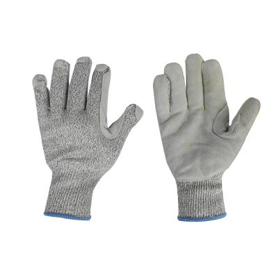 China Patch Palm Wholesale HPPE Safety Cut Resistant Gloves For Automotive Industry Work for sale