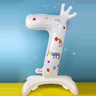 China 40 inch crown gift toy BLN factory number balloon birthday party decorations with stand globos de numeros for sale