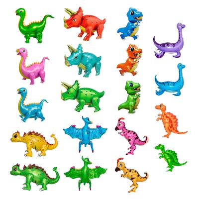 China Gift Toy Hot 3d Ankylosaurus Self Position Dinosaur Animal Shape Air Balloon Kids Birthday Advertising Globo Helium Balloons for sale