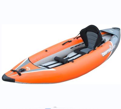 China PVC Canoe/Kayak Relaxing Inflatable Fishing Kayak 2 People Without Tail Plate Used For Leisure Or Competition for sale