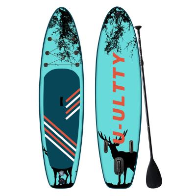 China Outdoor Sport High Strength Equipment Inflatable SUP Paddle Board Stand Up Inflatable Surfing Board Standup Paddleboard for sale