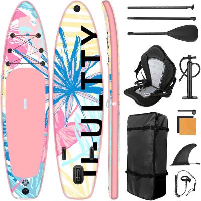 China High Strength Prelaminated Drop Stitch Material Carbon Fiber Inflatable Paddle iSUP Stand Up Padddle Boards for sale