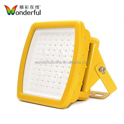 China Chemical Explosive Materials Location ATEX Approved Five Year Warranty Explosion Proof Lighting LED 100W For Oilseed Plant for sale