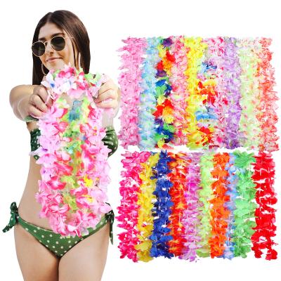 China Party Decoration Customizable Any Number flower Leis Hawaii Leis for Luau Party Decorations for sale