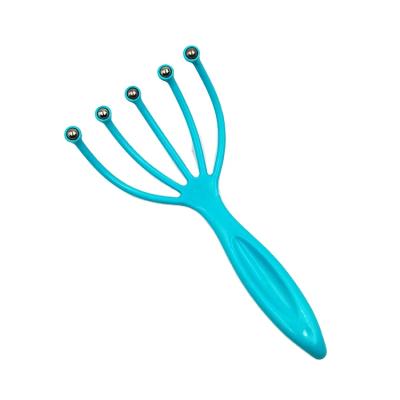 China Hot Promotional Portable Plastic Handheld Spa Head Five Finger Head Head Scalp Massager For Deep Relaxation And Stress Reduction for sale