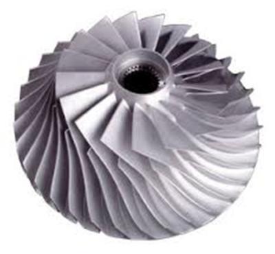 China Fácil montagem Roda de compressor de titânio, Turbocompressor Roda Impeller OEM à venda