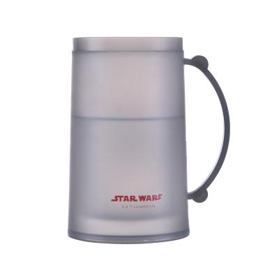 China ICE COOLING 2021 New BPA FREE fashion double wall frost ice cup with frost and handle for sale