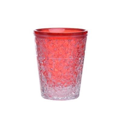 China Sustainable Hot Sales Promotion BPA Free Double Wall Freezer Shot Glass, Frosted Shot Glass for sale