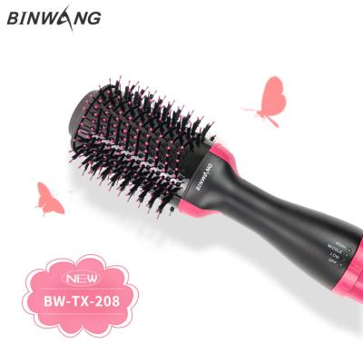 China 5 in 1 Best Curly Hair Dryer Multi-Function Brush Dual-Use Hair Straightener Brush with Hot Air Comb for sale