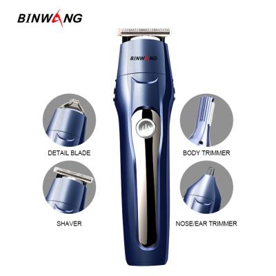 China Newest Single Blade Cordless Trimmer 5 in 1 Body Nose Trimmer Hair Stylist Kit Extended Power with USB for sale