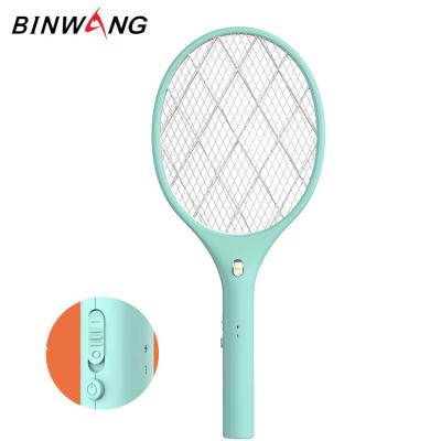 China 2021 Modes Sustainable Design Mosquito Bat Killer With Lithium Ion Battery for sale