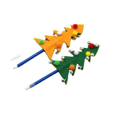 China JX83 Pen Christmas Gift Ball Pen Jingles Chime Promotional Christmas Tree Pen for sale