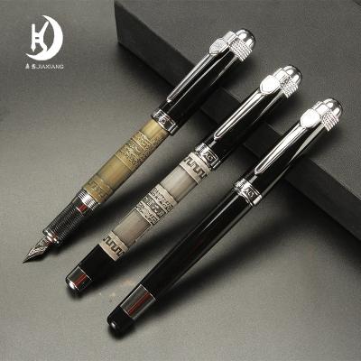 China Customized Gift Jinhao 189 Design Signature Ballpoint Pen Gift Set Silver Ballpoint Pen for sale