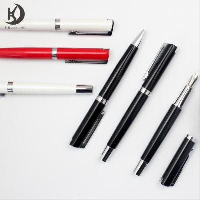 China JHB-0423 pen private label ballpoint pen promotional luxury writing pen custom logo executive white ballpoint pen for sale