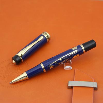 China Promotional Pen RCRO-010 Engraving Luxury Roller Pen With Pattern Metal Jinhao Logo for sale