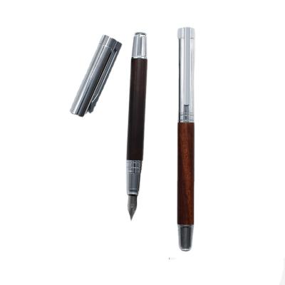 China Promotional Metal Rolller Wooden Eco-Friendly Pen With Custom Engraved Pen Logo RCWD-009 for sale