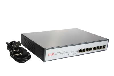 China 10m / 100m / 1000m 8 Port Gigabit PoE Switch for sale