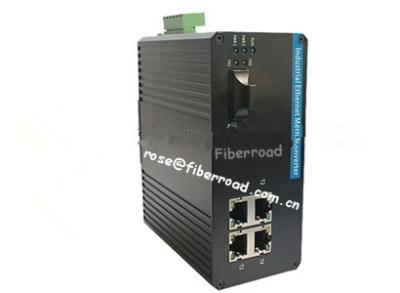 China 4-Port To 1-Port Industrial Fiber Media Converter Full / Half Duplex for sale