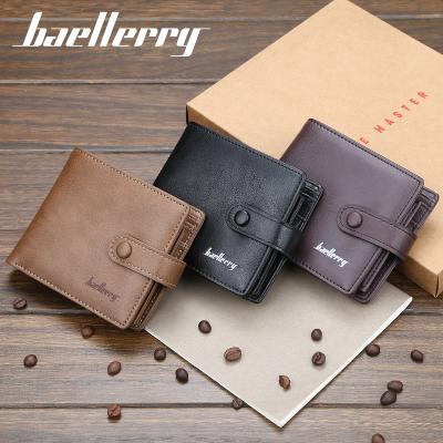 China Wholesaler Fashion Baellerry D1305 Card Holder Multifunctional Waterproof Coin Wallet New Small Retro for sale