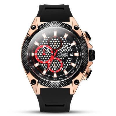 China 2020 megir automatic date relojes de mujer watches 2127 chronograph watch custom logo watches luxury mens for sale