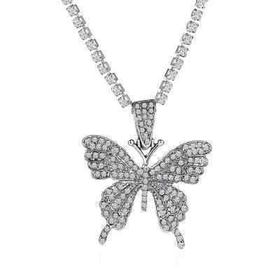 China Quality Guaranteed CLASSIC Suitable Price Non Tarnish Alloy Butterfly Necklace for sale