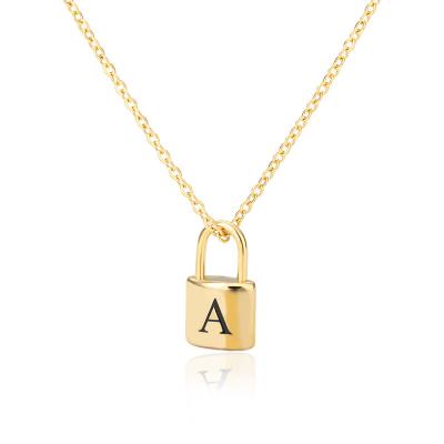 China Hot Sale Best Quality CLASSIC Custom Fashion Jewelry Tasty Lock Necklace for sale