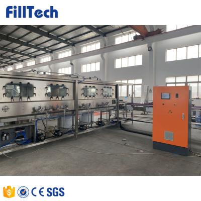 China Automatic Food Line 3-5 Gallon Bottle Barrel Mineral Water Filling Machine For Beverage Beverage Factory for sale